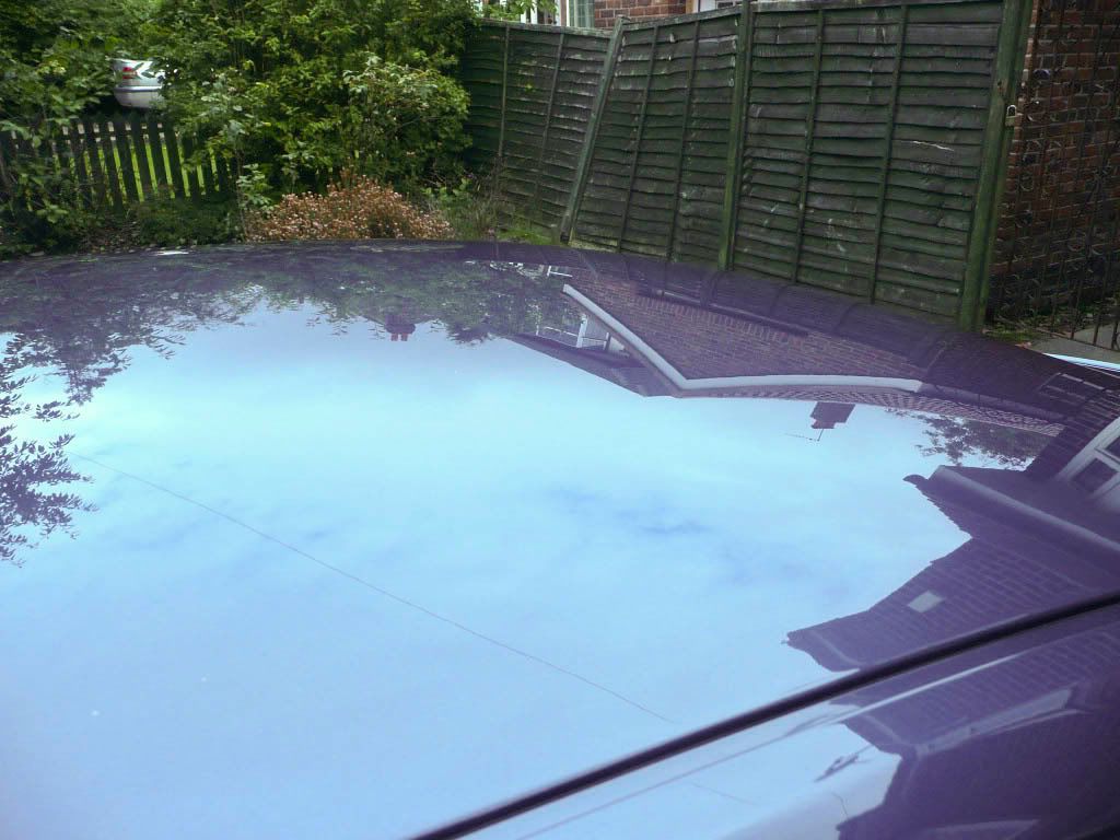 Wax for a dark blue car